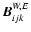 ${\vec B}^{W,E}_{ijk}$