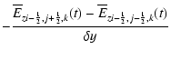 $\displaystyle -\frac{\overline{E}_{z i-{\scriptscriptstyle 1\over \scriptscript...
...iptstyle 2},j-{\scriptscriptstyle 1\over \scriptscriptstyle 2},k}(t)}{\delta y}$