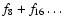 $f_{8}+f_{16}\ldots$