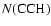 $N(\mbox{CCH})$