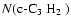 $N(\mbox{c-C$_3$ H$_2$ })$