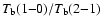 $T_{\rm b}(1{-}0)/T_{\rm b}(2{-}1)$