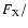 $F_{\rm X}/$