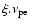 $\xi.\nu_{\rm pe}$