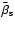 $\bar \beta_{\rm s}$