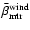 ${\bar \beta_{\rm mtr}}^{\rm wind}$