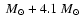 $~{M}_{\odot}+4.1~{M}_{\odot}$