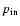 $p_{\rm in}$