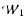 \ensuremath {{\cal W}_1}