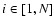 $i \in [1,N]$