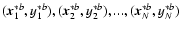 $({\vec x}_1^{*b},y_{1}^{*b}),({\vec x}_2^{*b},y_2^{*b}),...,({\vec x}_N^{*b},y_N^{*b})$