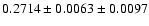 $0.2714\pm0.0063\pm0.0097$