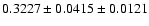 $0.3227\pm0.0415\pm0.0121$