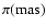 $\rm\pi (mas) $