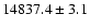 $14837.4\pm3.1$