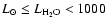 $L_{\odot} \leq L_{\rm H_2O} < 1000$