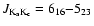 $J_{\rm K_aK_c} =
6 _{16}{-}5_{23}$