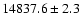 $14837.6\pm2.3$