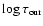 $\log\tau_{\rm our}$