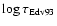 $\log\tau_{\rm Edv93}$