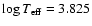 $\log T_{\rm eff}=3.825$