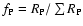 $f_{\rm P} = R_{\rm P}
/ \sum R_{\rm P}$