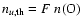 $n_{u, \rm th} = F~ n({\rm O})$