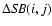 $\Delta {\it SB} (i, j)$