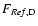 $F_{{\it Ref},{\rm D}}$