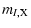 $\displaystyle m_{I, {\rm X}}$