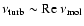 $\nu_{\rm
turb} \sim {\rm Re} ~ \nu_{\rm mol}$