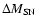 $\Delta M_{\rm SN}$