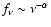 $f_{\nu}\sim\nu^{-\alpha}$