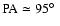 $\rm PA\simeq 95\hbox{$^\circ$ }$