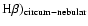 ${\rm H}\beta)_{\rm circum-nebular}$