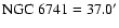 $\rm NGC~6741=37.0'$
