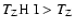 $T_{\rm Z}{\rm H~I}>T_{\rm Z}$