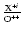 $\frac{{\rm X}^{+i}}{{\rm O}^{++}}$