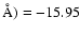 $\rm\AA)= -15.95$