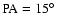 $\rm PA=15\hbox {$^\circ $ }$