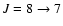 $J=8\rightarrow 7$