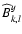 $\widehat{B}^y_{k,l}$