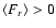 $\langle F_r\rangle > 0$