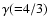 $\gamma ({=}4/3)$