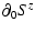 $\displaystyle \partial_0 {S^z}$