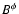 $B^\phi $