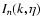 $I_{n}(k,\eta)$