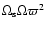 $\Omega_{\rm s}\Omega\varpi^2$