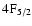 $\rm 4F_{5/2}$