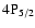 $\rm 4P_{5/2}$
